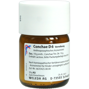 Weleda 粉末 Conchae D6 Trituration 50克