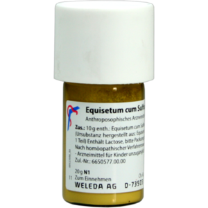 Weleda 粉末 Equisetum Cum Sulf.Tost. D6 Trituration 20克