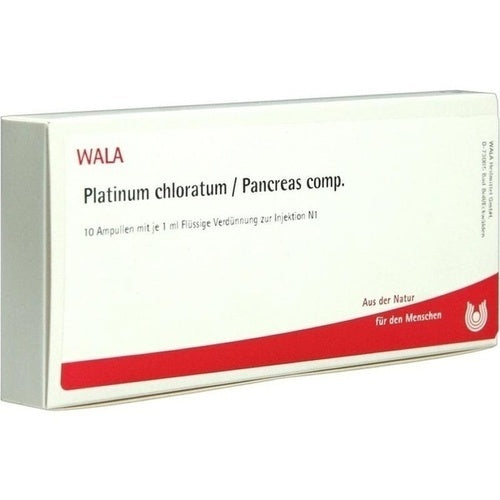 Wala 鉑金/胰臟成分 安瓶 Platinum Chlorat./ Pankreas Comp. Ampullen (10x1ml) - MunichStars