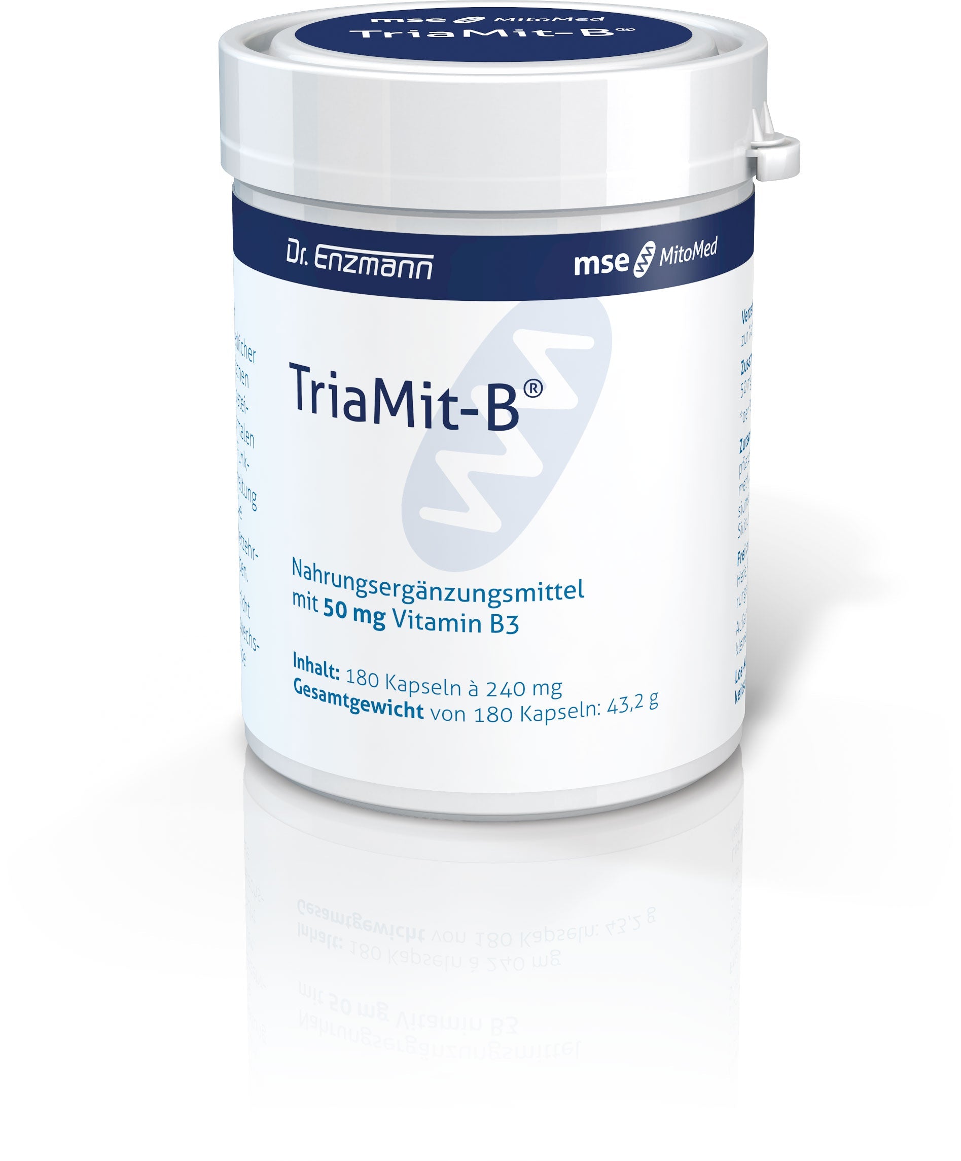 德國 Dr.Enzmann恩世蔓 TriaMit-B® - 180 Kapseln B3膠囊 180粒
