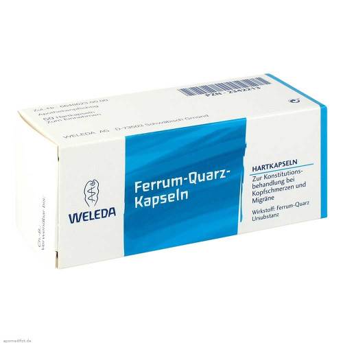 Weleda Ferrum Quarz Kapseln 50粒