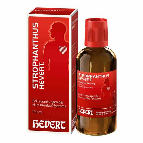 Hevert Strophanthus Tropfen Relieves Heart Problems (100 ml)
