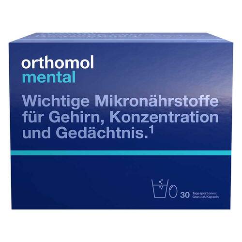 Orthomol Mental Granulat + Kapseln 提升精神 30 Stk. - MunichStars