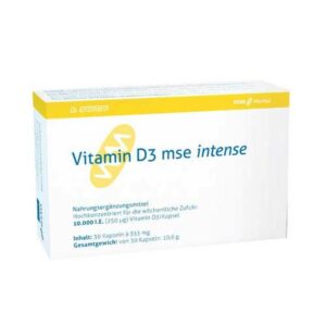 恩世蔓 Dr. Enzmann MSE Vitamin D3 10000 IU 單位 維他命D3 MSE Intense Kapseln (30 Stk.) - MunichStars