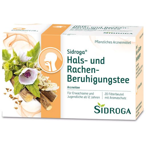 Sidroga Hals- und Rachen-Beruhigungstee 乾咳潤喉茶 20X1,75 g - MunichStars