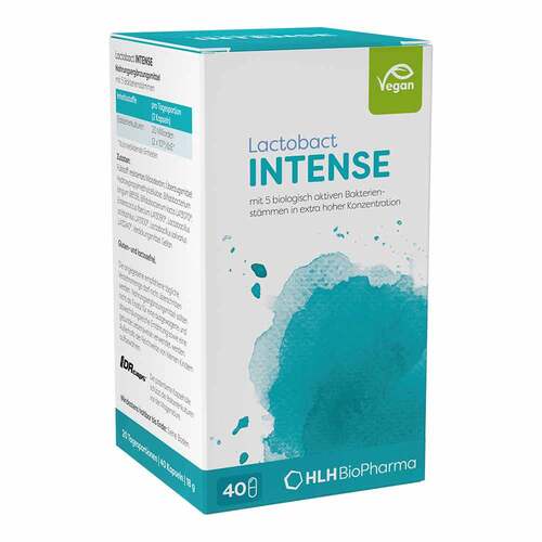 HLH Bio Pharma Lactobact Intense magensaftresistente Kapseln 雙倍劑量益生菌膠囊-適合使用抗生素者 - MunichStars