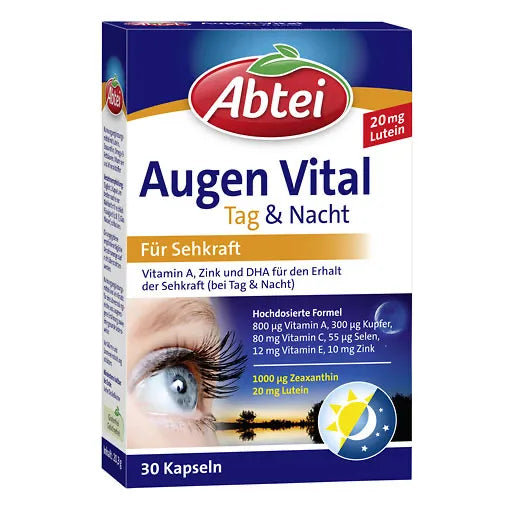 Abtei護眼葉黃素 日夜加強錠30粒 Abtei Augenvital tag und nacht