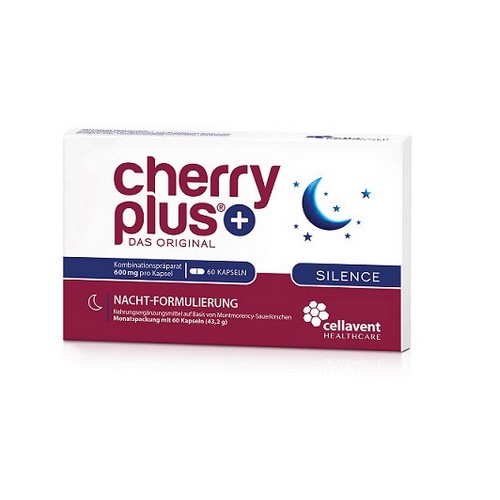 German Cellavent Cherry Plus Das Original Silence Kapseln 60s sour cherry gel 60 capsules