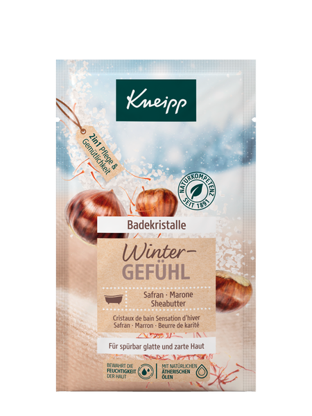 Kneipp organic essential oil bath salt 60 g "Forest bath/winter atmosphere/good night bath"