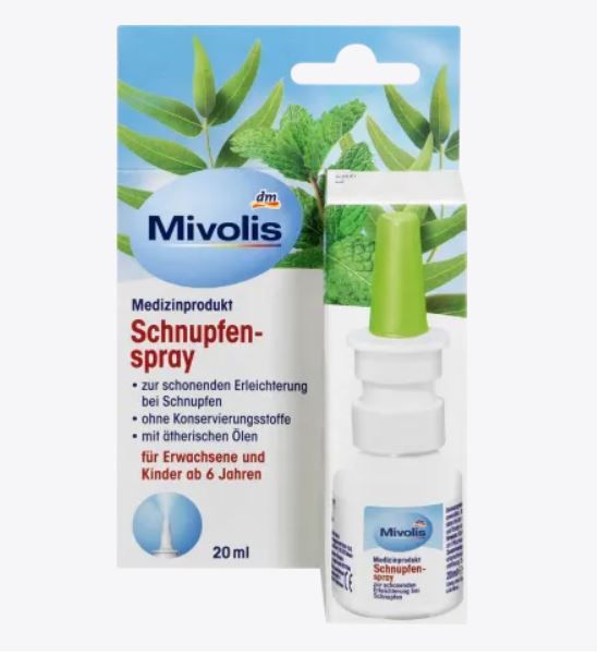 Mivolis meerwasser nasenspray 鼻腔噴霧 20ml