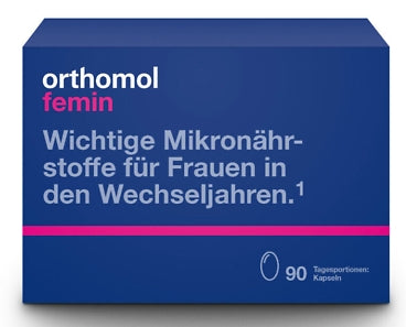 Orthomol奧適寶femin女性膠囊-適合更年期(30天份/90天份)