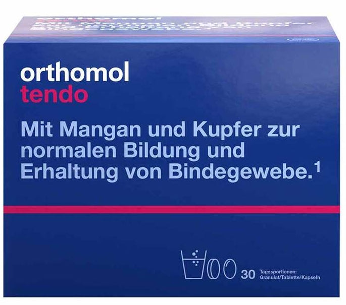 Orthomol Tendo Granulat / Kapseln 30 Kombipackung, 膳食補充劑 顆粒/膠囊/片劑組合裝 30入 - MunichStars