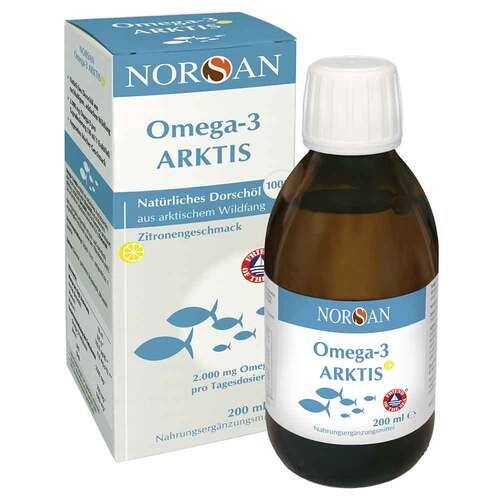 Norsan Omega-3 Arktis flüssig 含維生素D3魚油 200ml