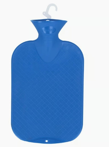 Fashy Wärmflasche Classic (2L)光滑熱水袋 2公升 顏色:藍色/蔓越莓色/炭灰色(可挑色)