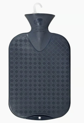 Fashy Wärmflasche Classic (2L)光滑熱水袋 2公升 顏色:藍色/蔓越莓色/炭灰色(可挑色)