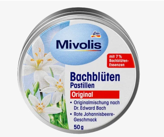 Mivolis Bachblüten Pastillen Bach Flower Emotional Support Lozenges 50g