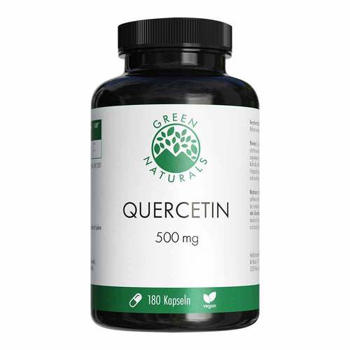 Green Naturals Quercetin 500 mg hochdosiert Kapseln 槲皮素 500 毫克高劑量膠囊 180St