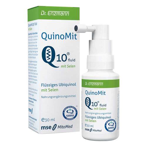 MSE Pharmazeutika 恩世蔓 Quinomit Q10 Fluid mit Selen Spray Q10-含泛醇、維生素B3和硒 30ml