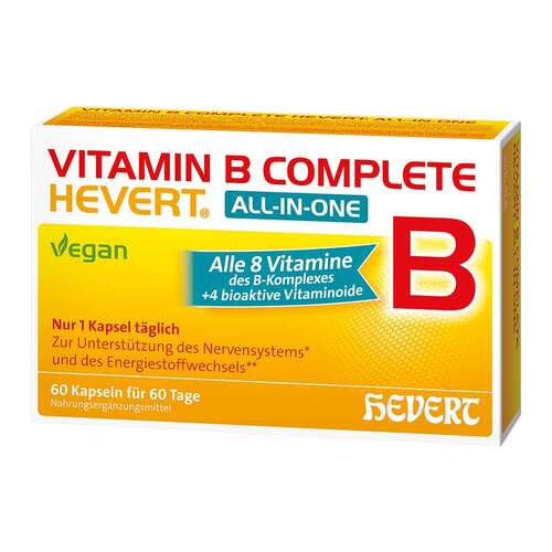 Hevert 菲德 Vitamin B Complete Hevert all-in-one Kapseln維生素B膠囊 60粒