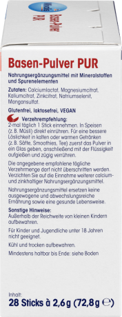 Mivolis Basen-Pulver PUR, 28 Sticks, 72,8 g