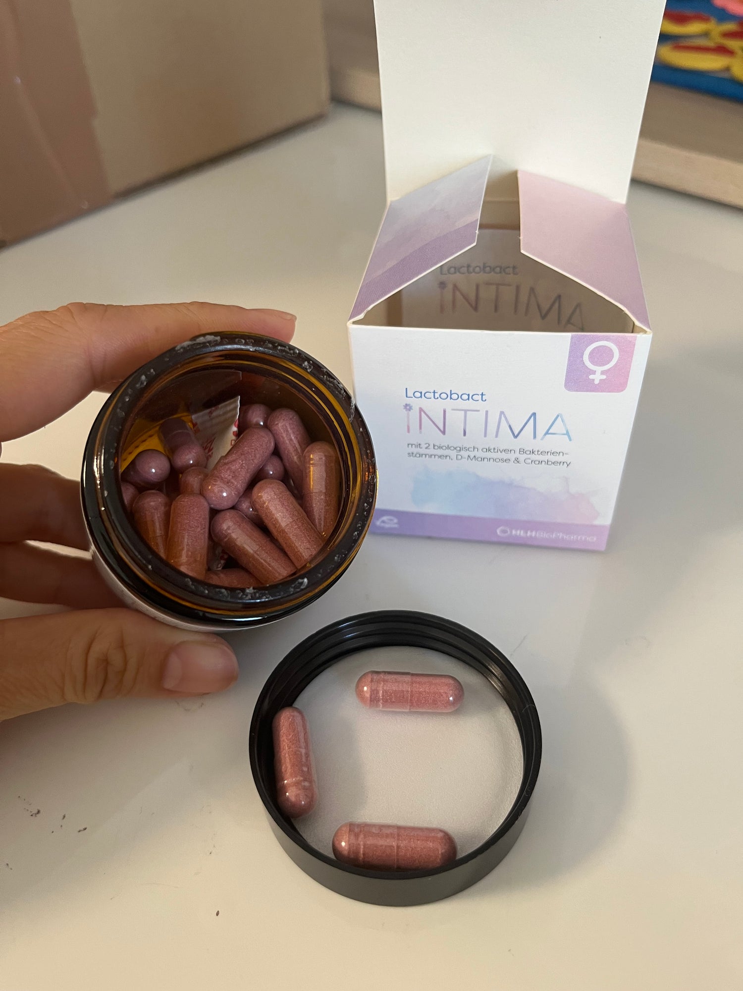 Lactobact 萊德寶 女性私密處益生菌 Intima 泌尿道感染  Kapseln, 30 粒膠囊 (蔓越莓、Mannose 等成分專為女性私密處衛生設計)