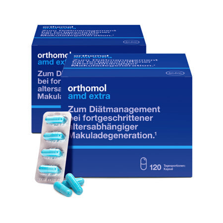 Orthomol Amd Extra Kapseln (120 Stk.) prevents age-related macular degeneration