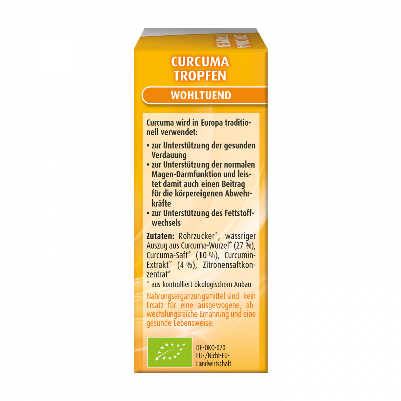 Hübner 好博納 有機薑黃滴劑 Curcuma Tropfen BIO 20ml