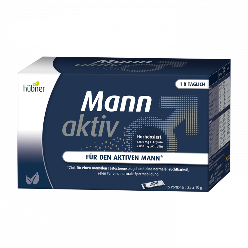 Hübner 好博納 男士營養組合 Mann aktiv 15入