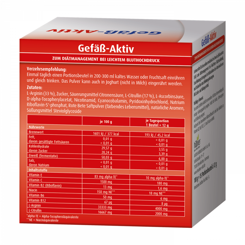 Hübner 好博納 心血管保健 Gefäß-Aktiv®