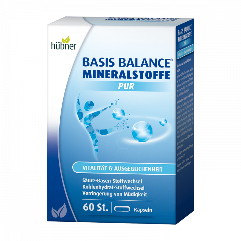 Hübner 好博納 礦物質膠囊 Basis Balance® Mineralstoffe Pur Kapseln 60入