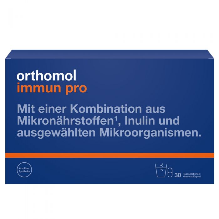Orthomol immun pro Granulat/Kapseln (30 Stk.) Improve immunity and regulate gastrointestinal nutrients 30 bags