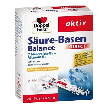 多寶 Doppelherz 調節酸鹼平衡粉劑 Säure Basen Balance 20 portionen