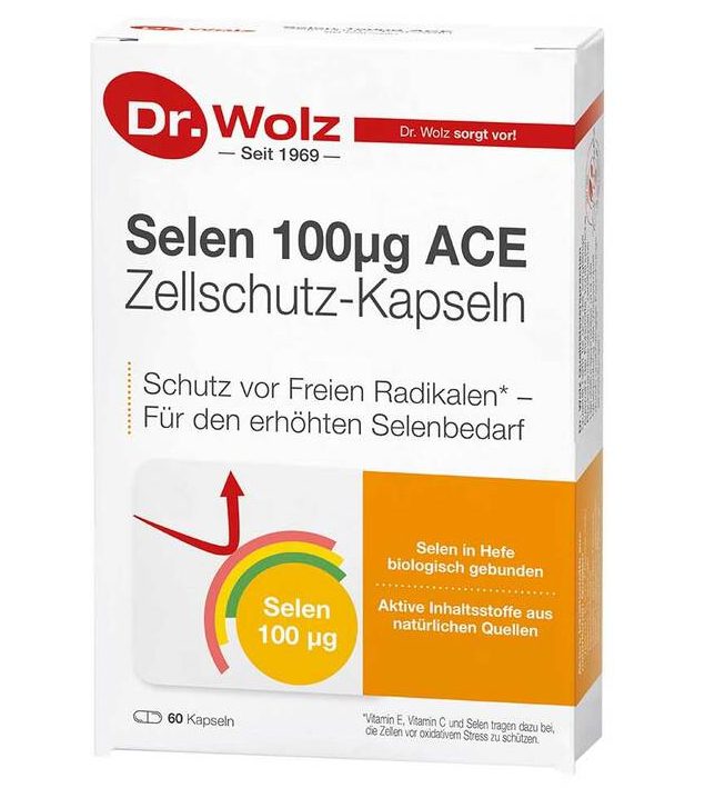 Dr. Wolz Selen ACE 100 mg Kapseln 硒 ACE 100 µg 60天(60 Stk.) - MunichStars