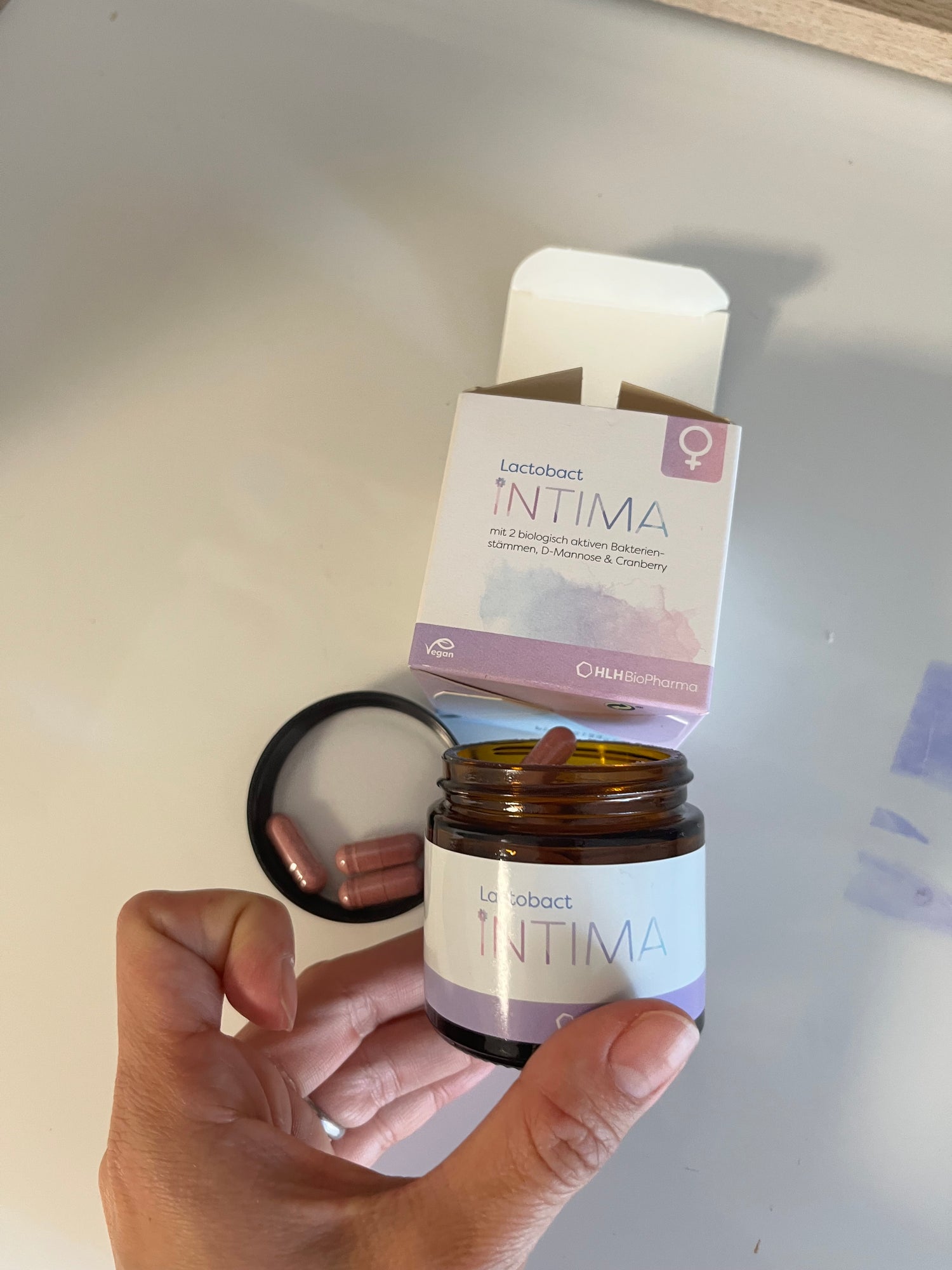 Lactobact 萊德寶 女性私密處益生菌 Intima 泌尿道感染  Kapseln, 30 粒膠囊 (蔓越莓、Mannose 等成分專為女性私密處衛生設計)