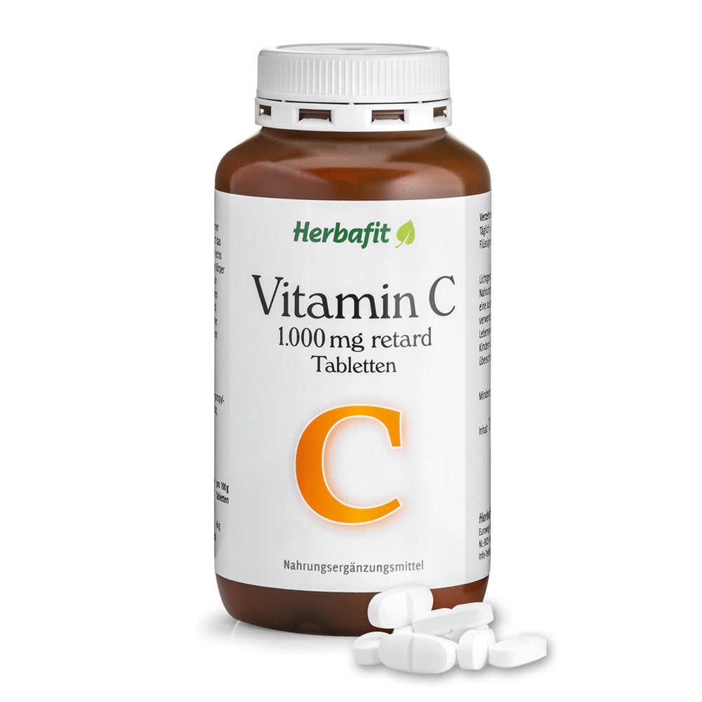 Herbafit Vitamin-C-1000-mg-retard 維生素C-1000毫克 180Tablets