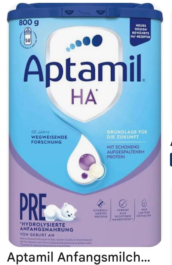 Aptamil 初生嬰兒配方奶粉 Pre HA,800 克