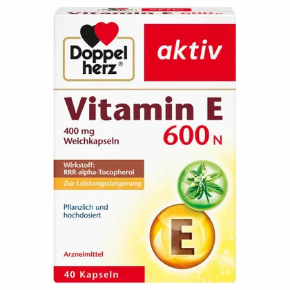 Doppelherz多寶 維他命E膠囊 40入Vitamin E 600 N Kapseln (40 Stk.)
