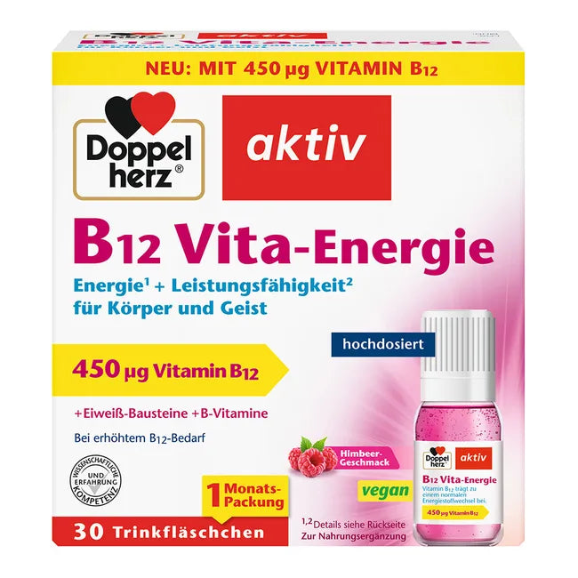 Doppelherz aktiv B12 Vita-Energie活性B12 能量飲30入
