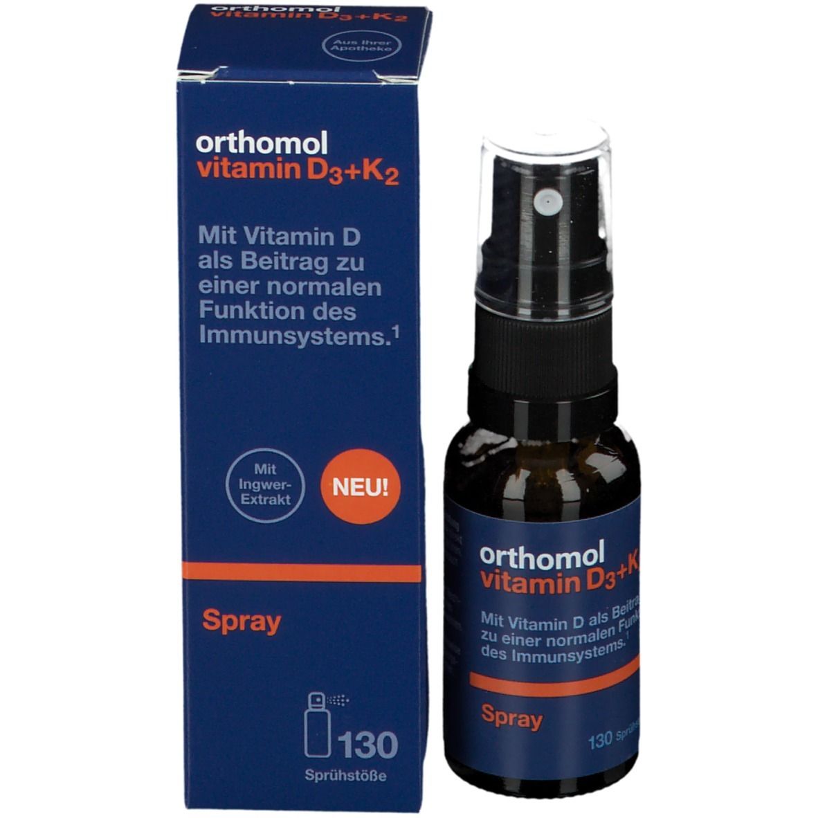 Orthomol Vitamin D3+k2 Spray (20 ml)