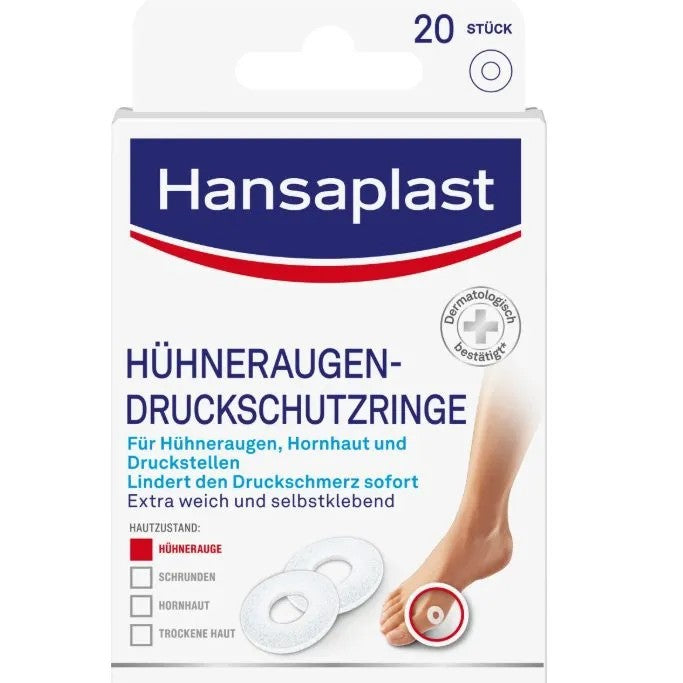 Hansaplast Hühneraugen Druckschutzringe 雞眼壓力保護環 20 入