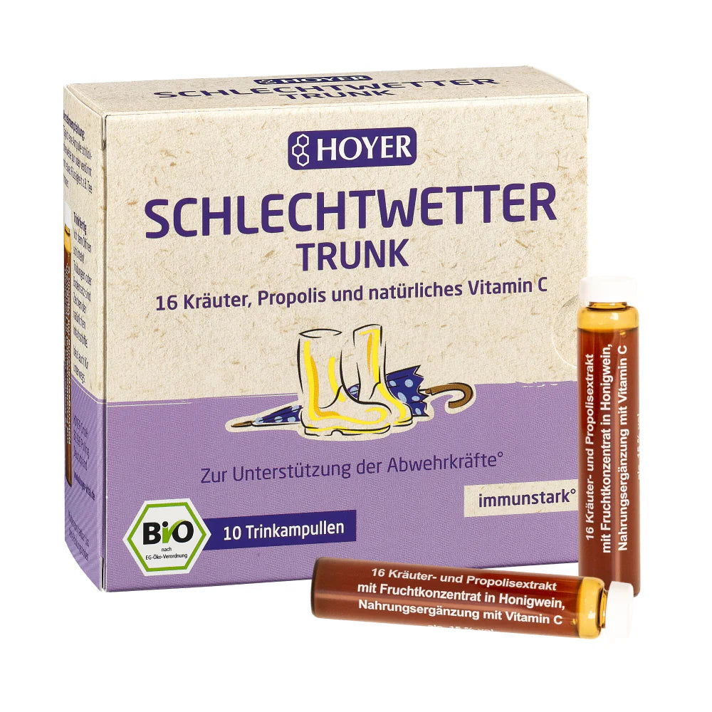 Hoyer Schlechtwetter 免疫力草本蜂膠口服液 - 10 x 10 ml - MunichStars