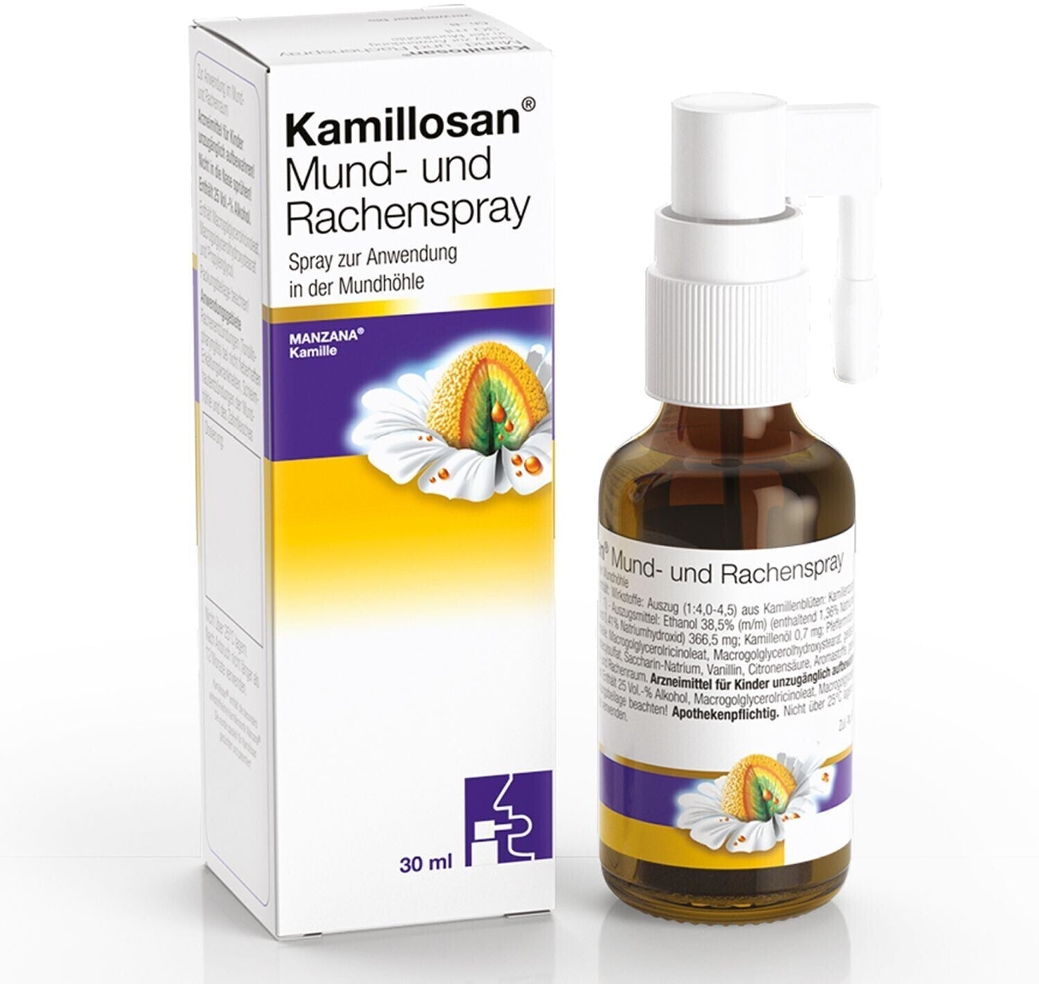 Kamillosan 洋甘菊口腔和咽喉噴霧 Mund- und Rachenspray 30ml