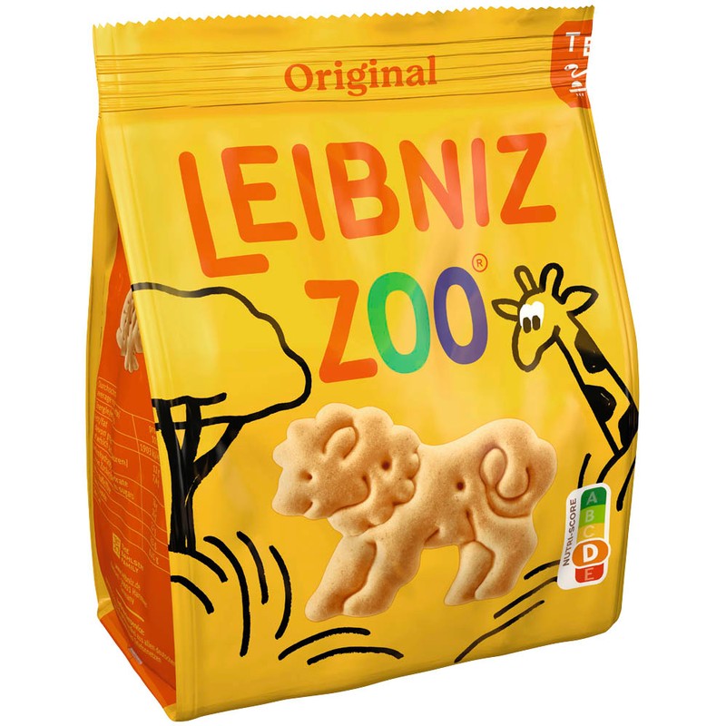 Leibniz Zoo Original 原味奶油餅乾 125公克/袋 (*2袋)
