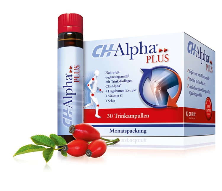 CH-Alpha Plus Gelenk Kollagen 30 Stk Collagen Oral Solution 30 Bottles German Original Red Cap