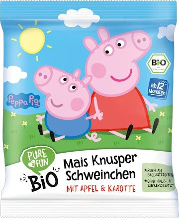 Peppa Pig 玉米蘋果胡蘿蔔餅乾 30克/包 (*2包)