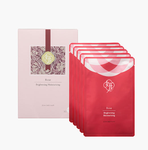 日本 豐姿妍麗玫瑰亮白保濕極輕隱形面膜