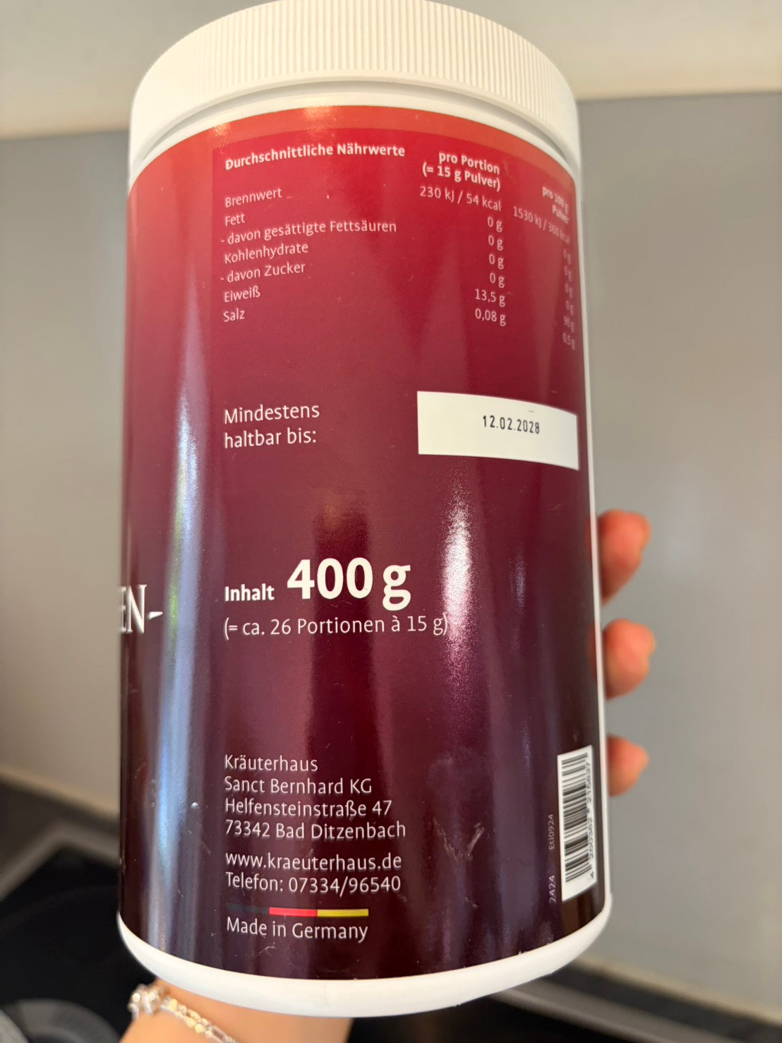 DermaGold Glow Kollagen Pur 純膠原蛋白粉 400g - MunichStars