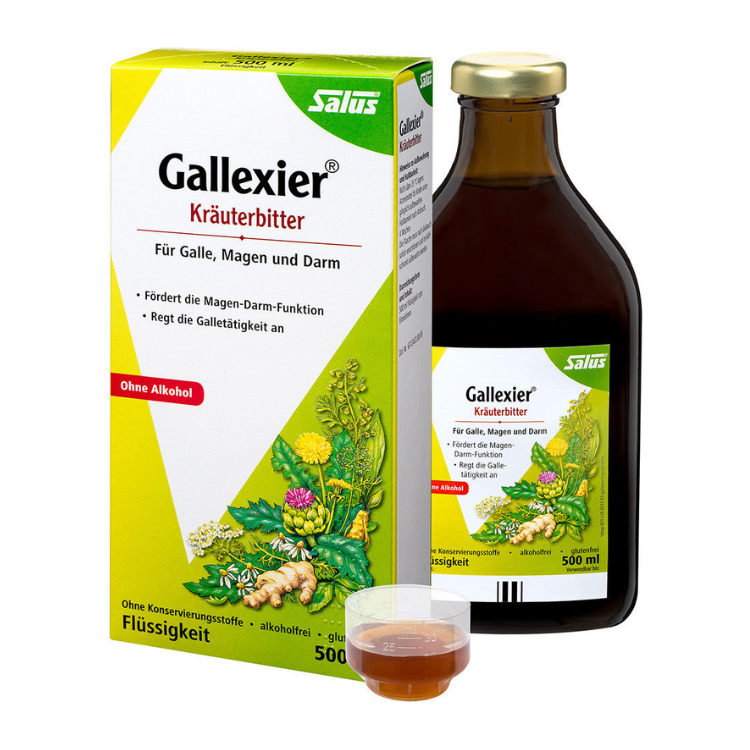Salus Herbal Bitter Syrup 250ml (promotes gastrointestinal function and regulates gallbladder function) Salus Pharma Gallexier herbal bitters