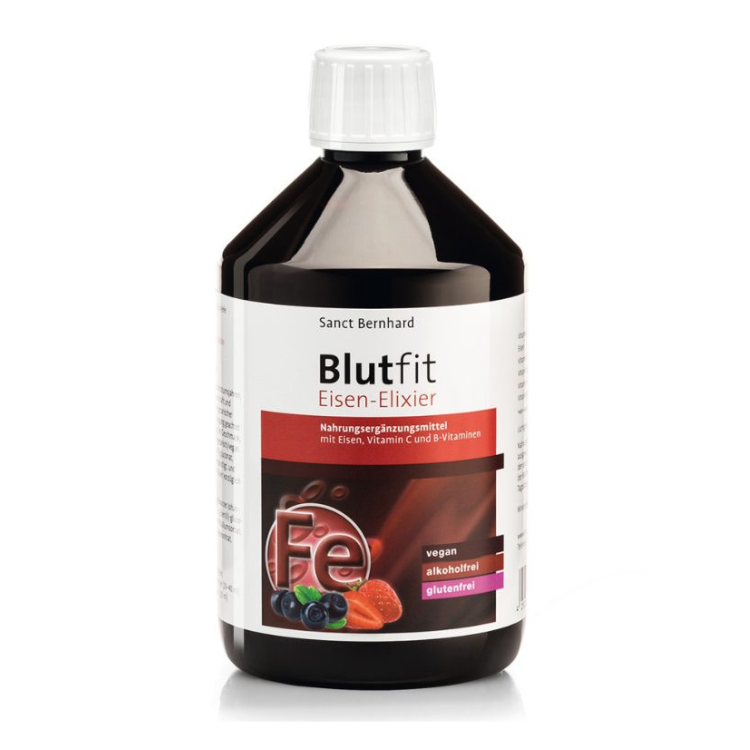 Sanct bernhard 草本家 Blutfit Eisen-Elixier 補鐵精華500 ml - MunichStars