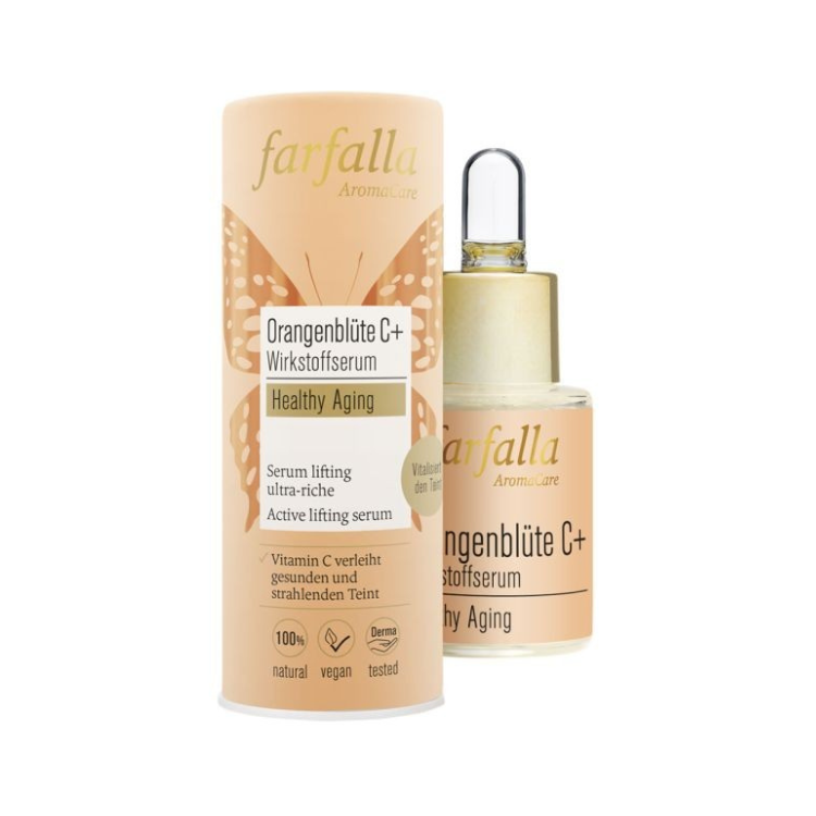 Farfalla 橙花C+活性精華液,健康老化 Orangenblüte C+ Wirkstoffserum, Healthy Aging 15ml - MunichStars